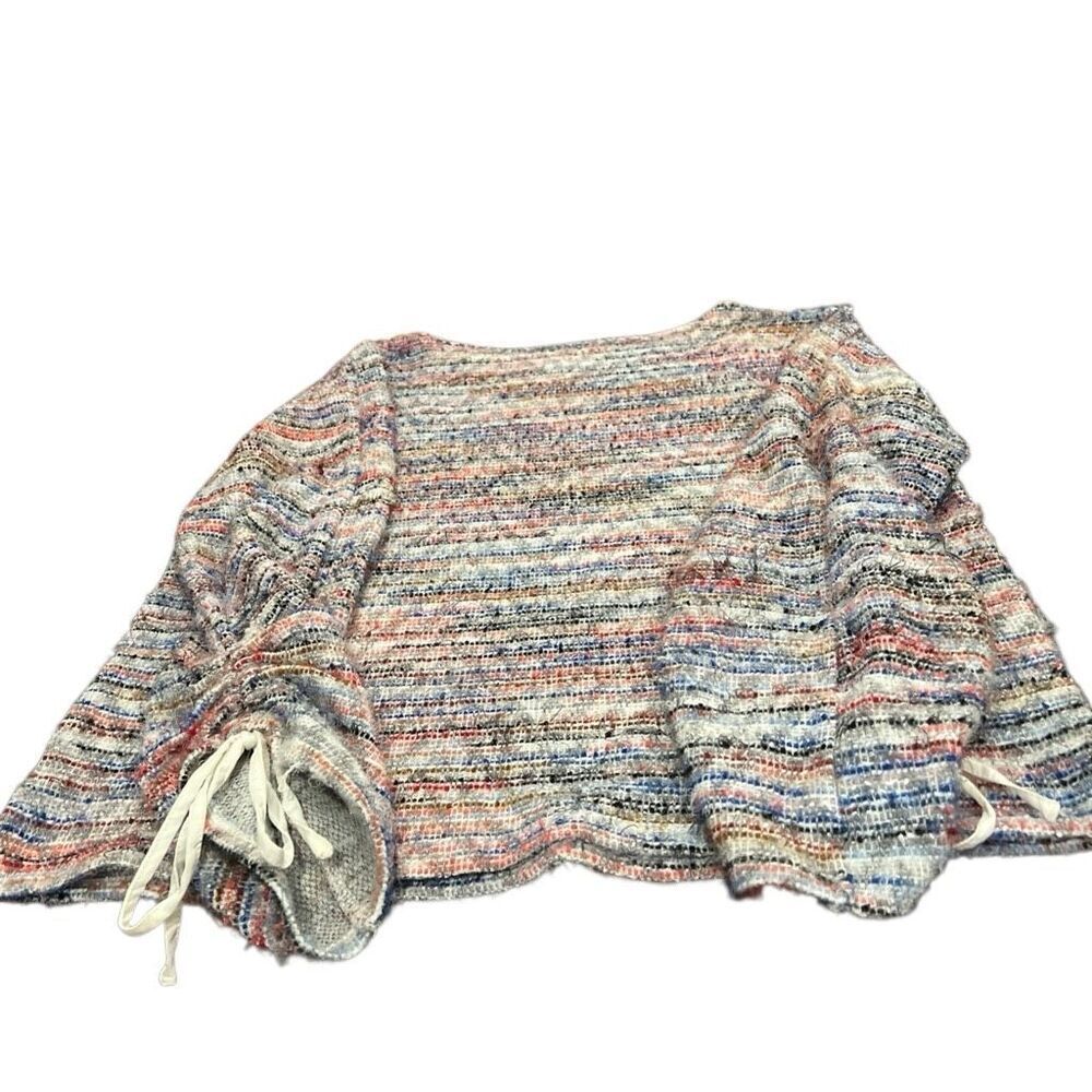Vince Camuto Fuzzy warm sweater multi color sz.S